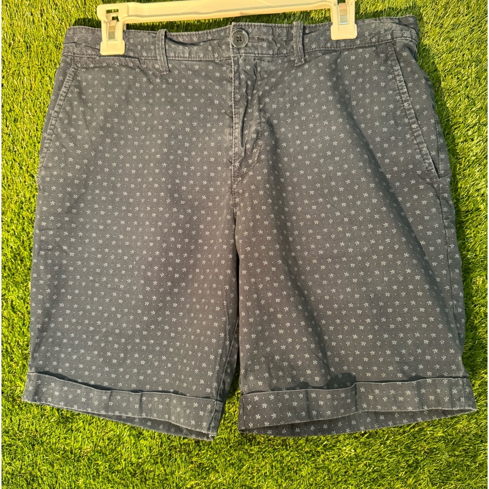 Penguin Men’s Shorts dark blue with small pattern SZ 32